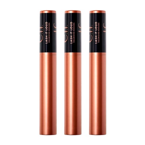 elf 래쉬 잇 라우드 볼류마이징 마스카라 7g, 3개, Black