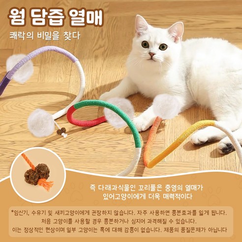 고양이의 자극, 운동, 즐거움을 제공하는 Runcats 캣츠 캣닢 놀이 세트