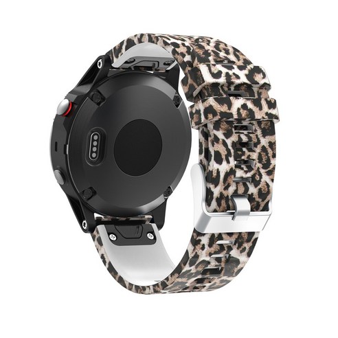 Garmin Forerunner 935 945 Quatix 5 Sapphire 스트랩 가민 QUICKFIT 22mm 위장 프린트 실리콘 손목 밴드 퀵 릴리스 손목 시계줄, #1, Quick Fit 22mm