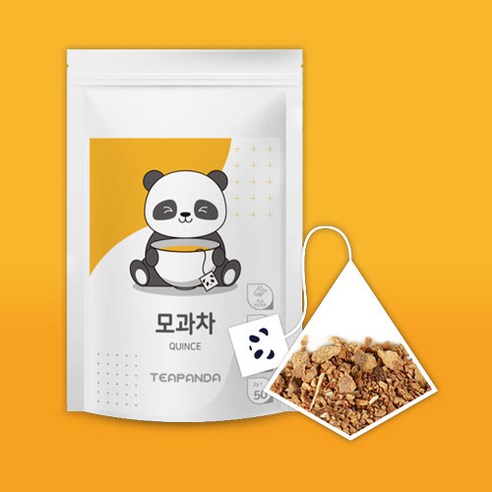 티판다 모과차 친환경 삼각티백, 3개, 50개입, 2g