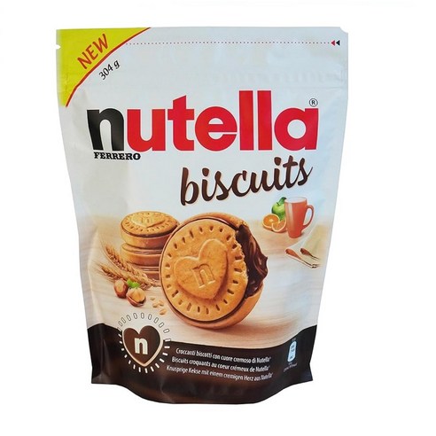 Nutella Biscuits 독일 누텔라 초코잼 비스킷 304g 3팩, 3개 누텔라땅콩 Best Top5