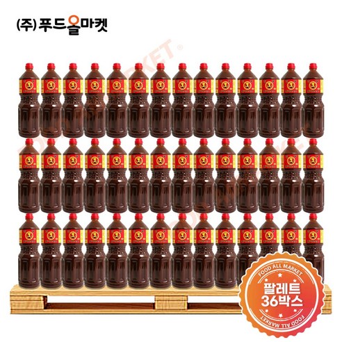 푸드올마켓_ 하나 전통돈까스소스 1.8L 한팔레트 324개(1.8L x 9ea x 36box), 324개