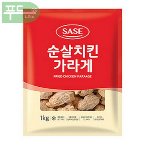 푸드라인_ 사세 순살치킨 가라아게, 1kg, 5개