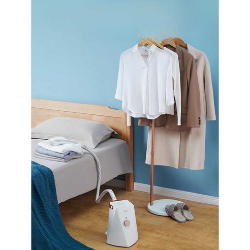 가정용 스팀 다리미 와이셔츠 주름, (흰색 - 접시 없음)