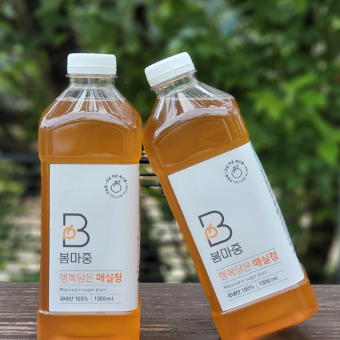 봄마중 하동 황매실액기스 매실원액 임산부매실액 1000ml, 1L, 1개