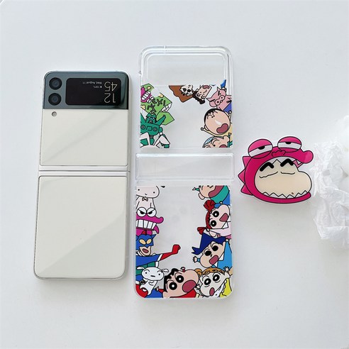 견고하고 실용적인 갤럭시 Z 플립3 캐릭터 케이스