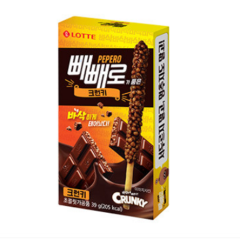 빼빼로 크런키 39g, 26개
