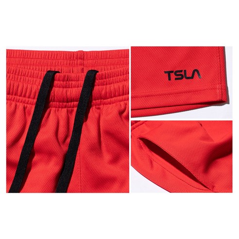 여름을 활기차게 해주는 테슬라 메쉬 트레이닝 반바지