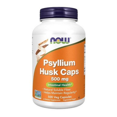 나우푸드 실리엄 허스크 500mg 베지 캡슐, 500정, 1개