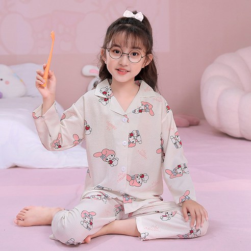 산리오 어린이 지지미 잠옷