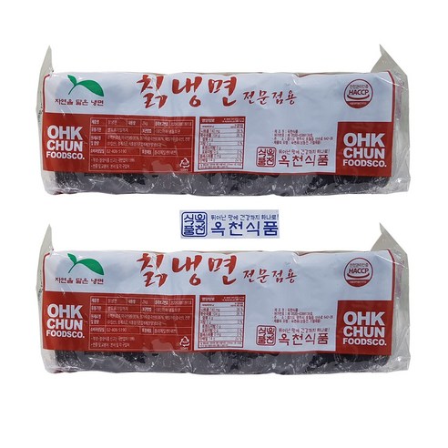 선비찬 옥천냉면 칡냉면사리2Kg X 2봉(+냉면육수2봉), 2개, 2kg