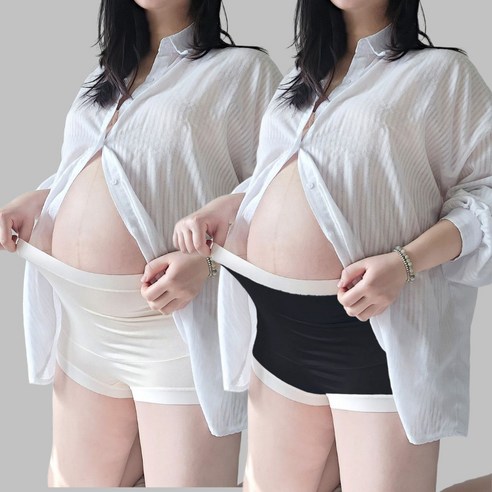 무압박 인견 임산부 팬티 2장 세트 만삭 빅사이즈 임부속옷