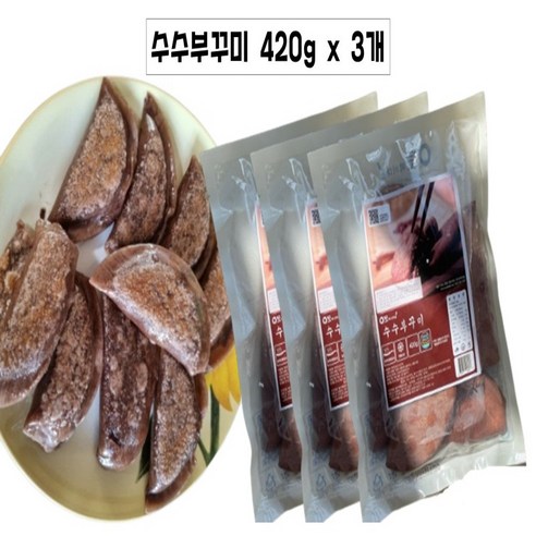 창억떡 싸리재 떡만들기 팥앙금 광장시장 수수부꾸미 420g x3개, 3개 Best Top3