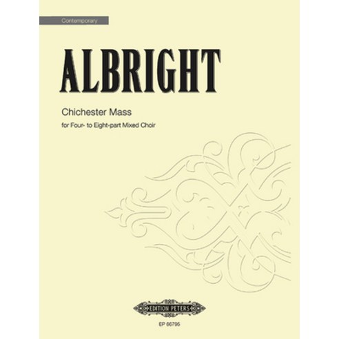 (영문도서) Chichester Mass: Choral Octavo Paperback, Alfred Music, English, 9790300730004