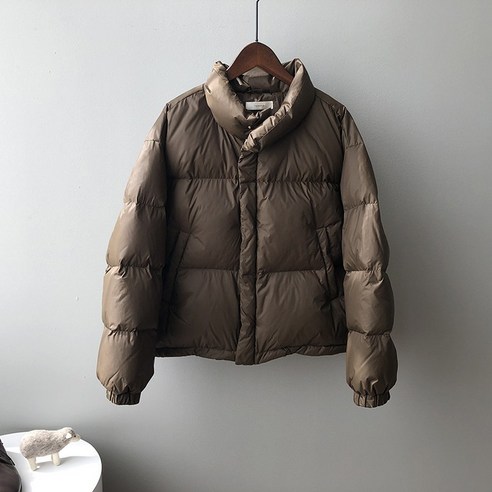 【DF】얀 Shuang 자켓 겨울 새로운 한국 스타일 느슨한 두꺼운 빵 재킷 레저 따뜻한 코트
