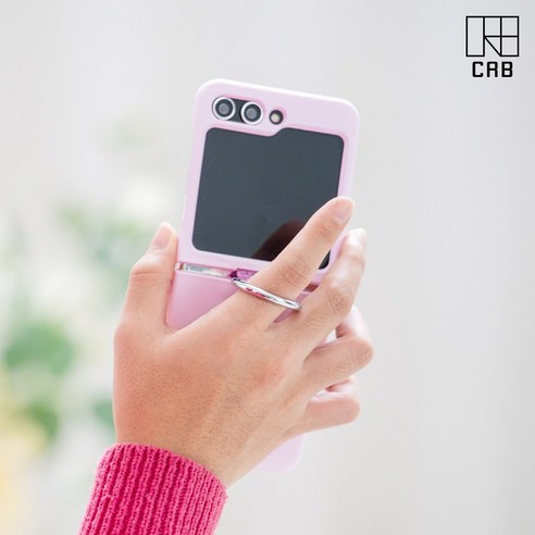 스타일과 보호를 겸비한 CRB 갤럭시Z플립5 파스텔 링 케이스