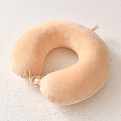메모리 면 u형 베개 여행 비행기 베개 목 베개 U형 베개 창의 베개, 브라운+크리스탈 초유연 U010-03