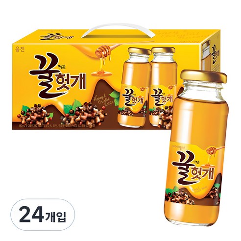 웅진 꿀먹은 헛개 음료, 180ml, 24개