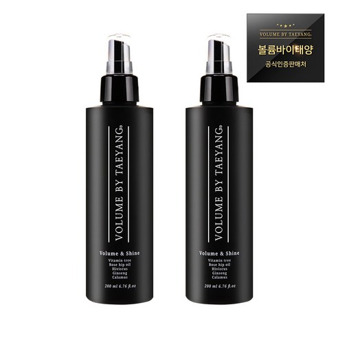 볼륨 바이 태양 헤어스프레이, 200ml, 2개