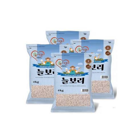 농사꾼 늘보리쌀, 4kg, 4개