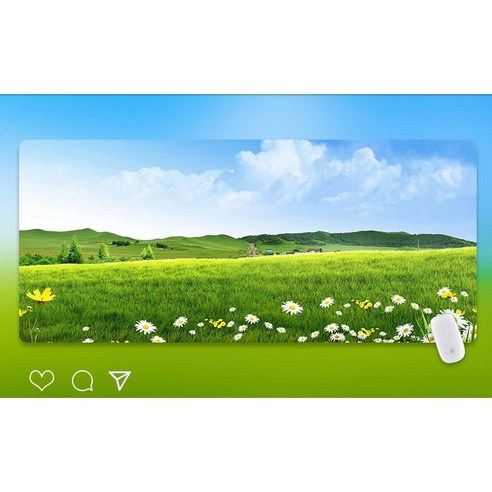 Literally sell 풍경화 게이밍장패드 각지의 풍경을 음미하고 마음을 느긋하게 하다 두꺼운 고탄력 손목 보호 방수 세척 용이 마우스 패드, 20