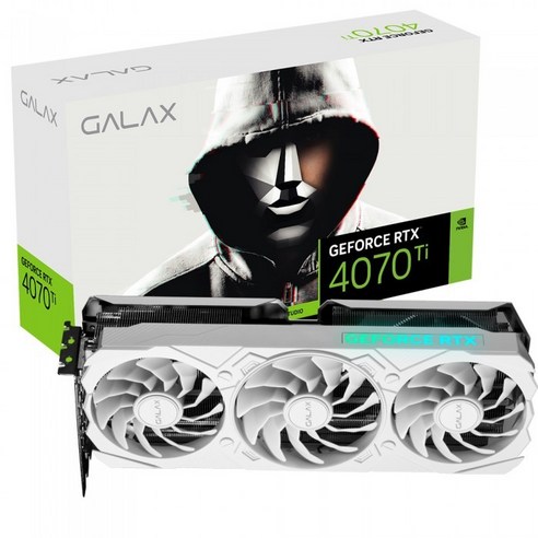 갤라즈 GALAX 지포스 RTX4070 Ti EX GAMER OC D6X 12GB, 갤라즈 RTX4070 Ti EX 화이트