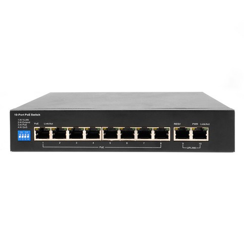 (NEXT POE910F-2TP) 8포트 PoE 10/100Mbps 스위칭허브 2포트업링크