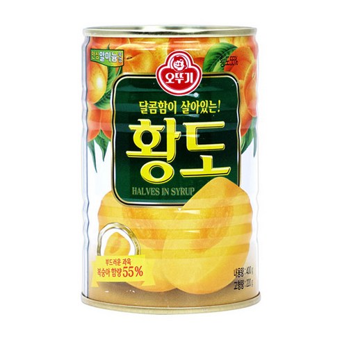 오뚜기 황도, 400g, 6개