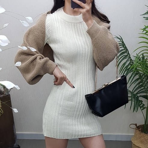 제이후 루즈핏 숏 니트 볼레로 크롭 가디건 4color