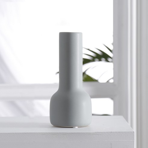블러싱브라이드 크레용 세라믹 베이직 꽃병, 블루