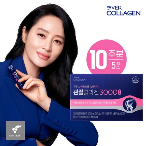 에버콜라겐타임 [에버콜라겐] [최유라쇼 단독] 관절콜라겐 3000 앰플 10주분 (25ml14병5박스)