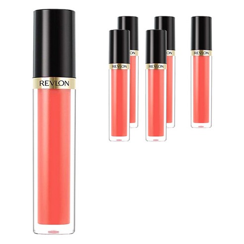 레브론 수퍼 러스트러스 립 글로스 3.8ml, Solar Coral, 6개