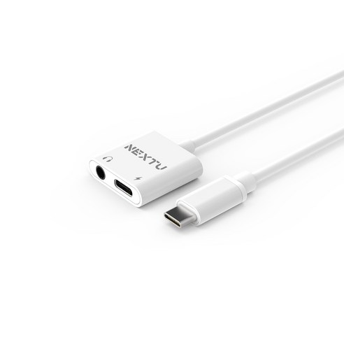 USB C타입 to 3.5 AUX PD 충전젠더 NEXT-AV2307 카펙c타입이어폰젠더