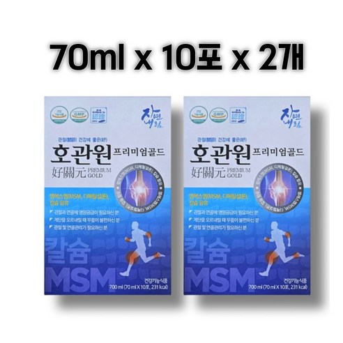 호관원 프리미엄골드( 10개입 6박스), 70ml, 20개