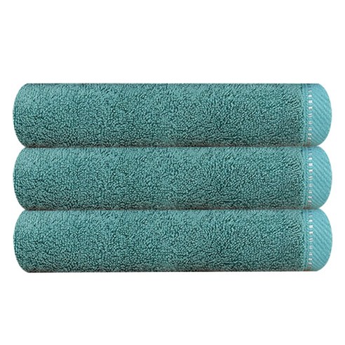 송월타월 라베나 뱀부 200g, 블루그린, 3개