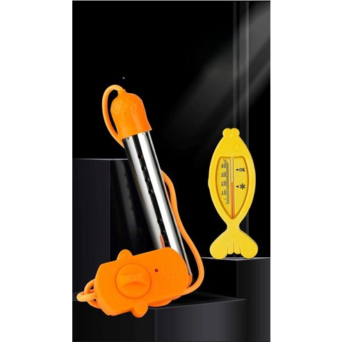 돼지꼬리히터 급탕기 온수히터 물 전기 히터 히터봉, 2000W(자동전원차단+표시등) 온도계o