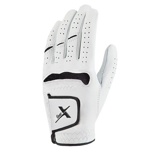 기어엑스 BFH3 소프트 양피 골프장갑 흰색 남성 왼손 1p, 화이트, 1개