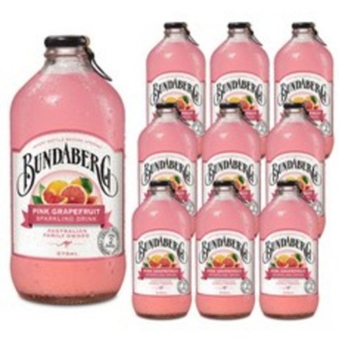 분다버그 핑크 그레이프푸르트 탄산음료, 375ml, 50개