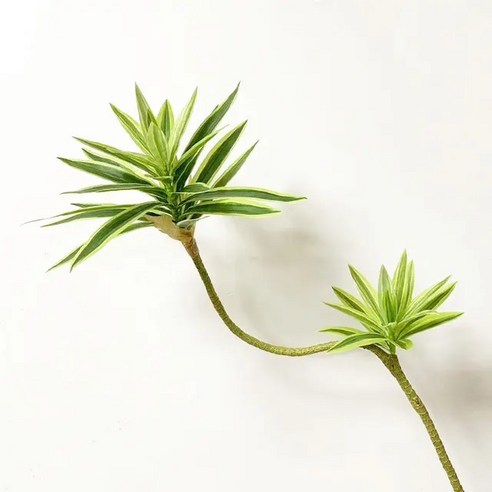 장식품 인테리어 조각상 조형물 조경 대형 인공 식물 가짜 야자수 나무 가지 플라스틱 코코스 리얼 터치 열대 가정 정원 장식 90cm, 4.90cm D