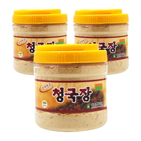 좋은세상 냄새적은 청국장가루 500gx3통, 500g, 3개