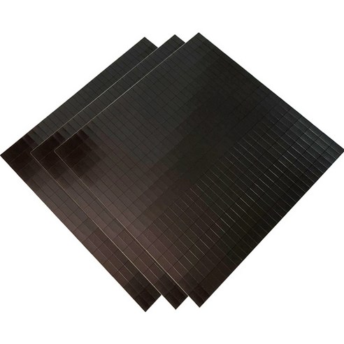 [제이스마그네트] 접착 조각 고무자석 시트 300x300 판, 3p세트 20x10x0.9T_1350조각, 1개