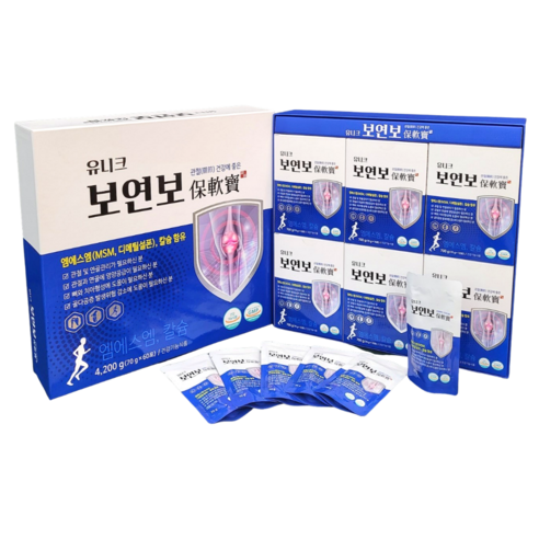 보연보 MSM 호관원 성분 마시는 무릎 관절 연골 프리미엄 건강기능식품, 3개, 70ml