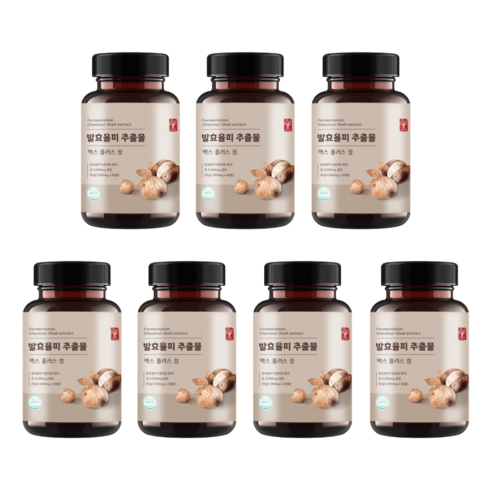 고말론 발효율피 추출물 맥스 플러스 정 1000mg, 60정, 7개
