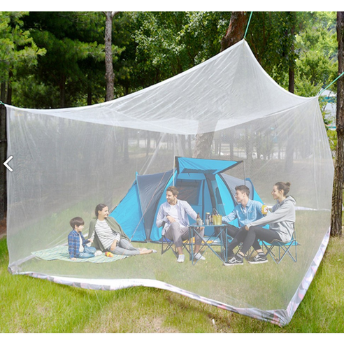  대형 침대 캠핑용 방충망과 모기장을 위한 편리한 액세서리 모기장/안전망 국산 높이210cm 9-20인용 대형모기장 사각 침대 야외 캠핑 모기장, 9-10인용 키높이화이트(300x400x210)