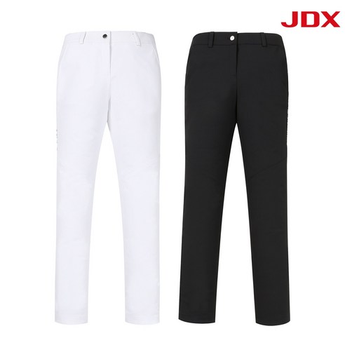 jdx 여성골프웨어  [JDX] 여성 사이바 로고 테잎 솔리드 팬츠 2종 택 1(X4SMPTW51)