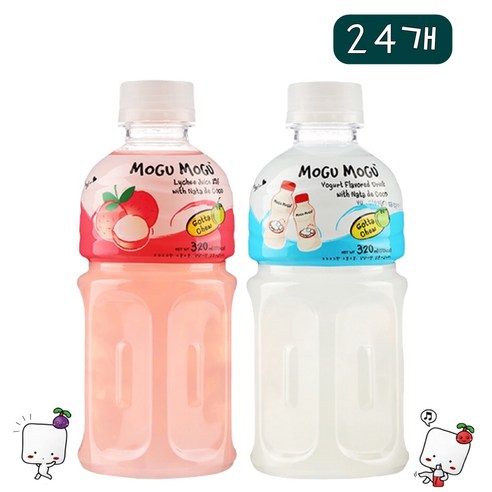모구모구 2종혼합 (리치 12개 + 요거트 12개) 320ml 24개