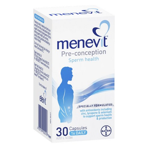 메네비트 프리 컨셉션 스펌 헬스 캡슐, 1개, 30정