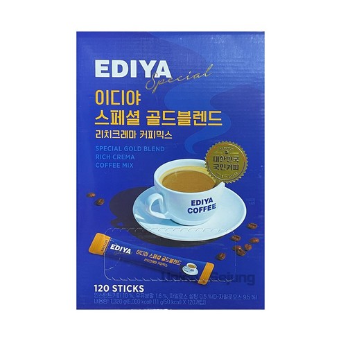 이디야 스페셜 골드 블렌드, 11g, 120개입, 1개