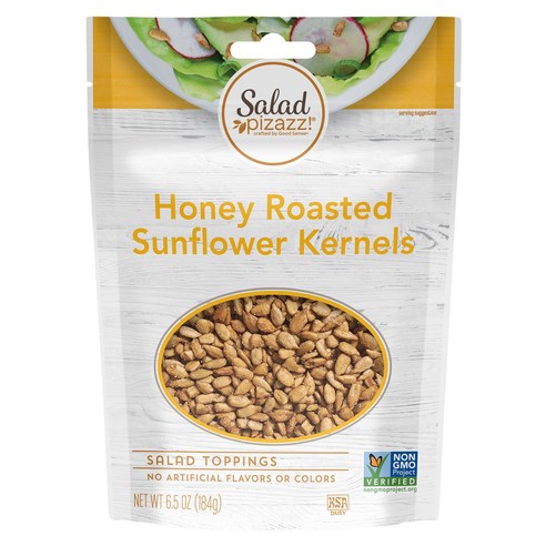 Salad Pizazz! Honey Roasted Sunflower Kernels 6.5 oz (184 g), 1개, 400ml