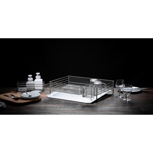 주방에 활력을 불어넣는 밧드야 엠보형 식기건조대